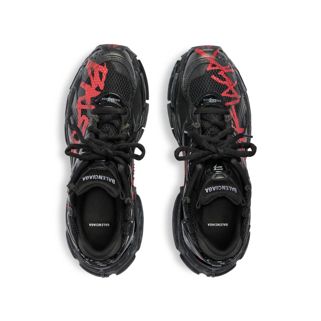 Men’s Runner Graffiti Sneaker in Black - Image 6